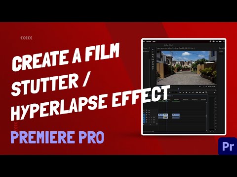 How To Create a Film Stutter / Hyperlapse Effect - Premiere Pro