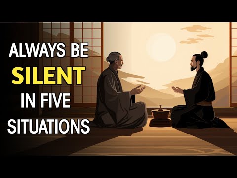 ALWAYS BE SILENT IN 5 SITUATIONS | Power Of Silence | Zen Motivational Story |