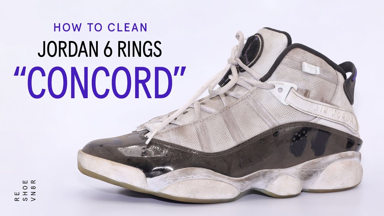 How To Clean Jordan Concord 6 Rings 