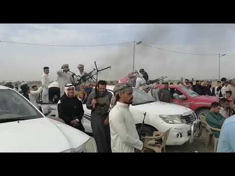 تشييع الشيخ جفات جياد شعلان ابو الجون ابن السماوه فدوه صعدوه