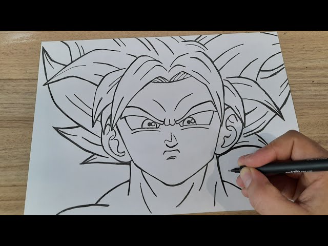 aprender_a_desenhar - Que nota esse Goku merece ❓🤔 Não se esqueça de  compartilha, marcar seus amigos(as) e salvar o post para tentar desenhar  depois ✍👥📩❤ . Goku 😍 . Dragon Ball ❤ .