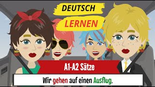 German for beginners Wichtige Sätze | Deutsch A1 - A2 |Deutsch im Alltag |ُ Deutsch lernen