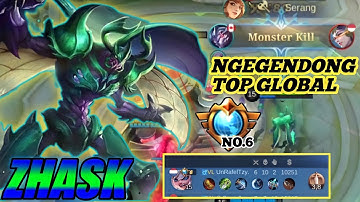 item build ZHASK tersakit terbaru 2022 mobile legends | damage over top global zhask