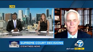 Professor Barry McDonald Interviewed on Key US Supreme Court Decisions - ABC7 News