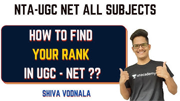 How to Calculate Rank in UGC NET |  Commerce adda | Vodnala Shivalingam (English)