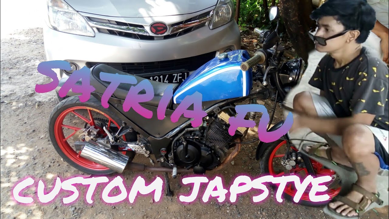 pembuatan rangka belakang & jok satria fu custom japstye - YouTube
