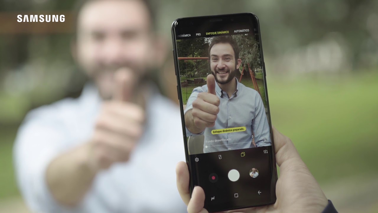 samsung galaxy s9+ camara enfoque dinamico