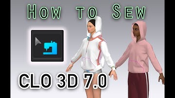 How to Sew in CLO 3D - For Beginners