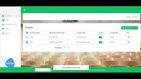 Relinns admin dashboard MVC