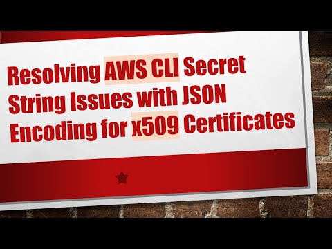 Resolving AWS CLI