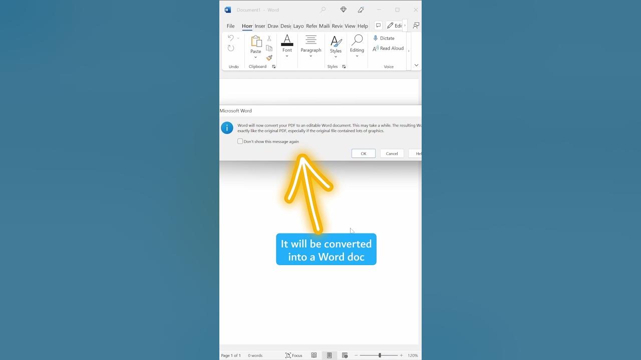 Pdf to word to excel tutorial youtube