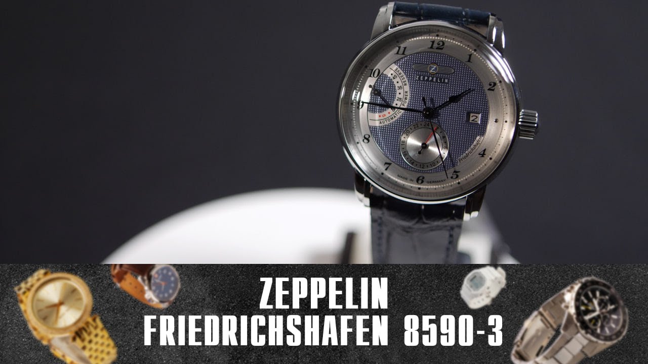 Orologio da uomo Zeppelin Friedrichshafen con cinturino in pelle