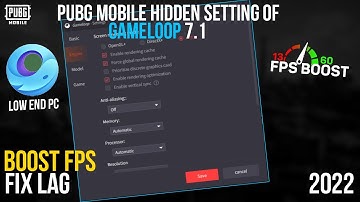 Gameloop  [LATEST] Ultimate LAG Fix | Registry Tweaks🛠 Boost FPS | Low End PCs | BEST SETTINGS ⚙️