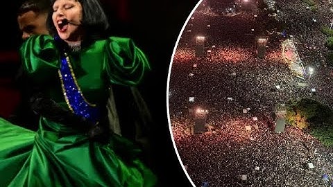 Lady Gaga Shatters Records at Rio Beach Concert