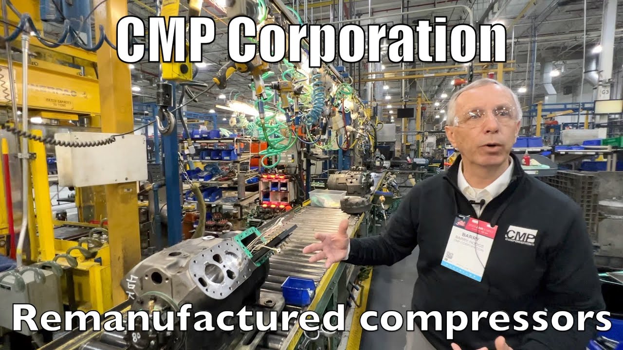 The world’s largest remanufactured compressors factory cmpcorp YouTube