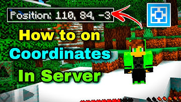 How to on coordinates in server | On coordinate in aternos Minecraft server | in Hindi 2023