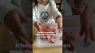 Fine Motor Skill Activity: Toddler Activity- Easy and Simple toddleractivities toddlerlearning