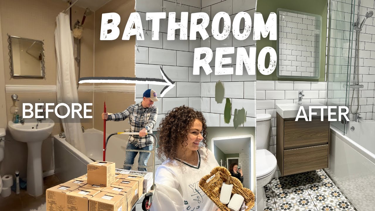 FULL BATHROOM RENOVATION ON A BUDGET UK | how much our bathroom cost ... - Apartment Renovation On A Budget Uk