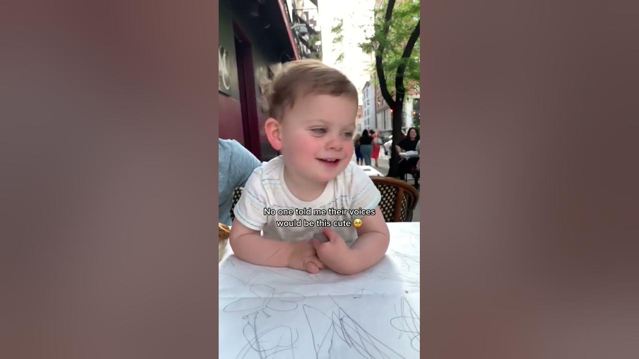 His little toddler voice 🥺 YouTube