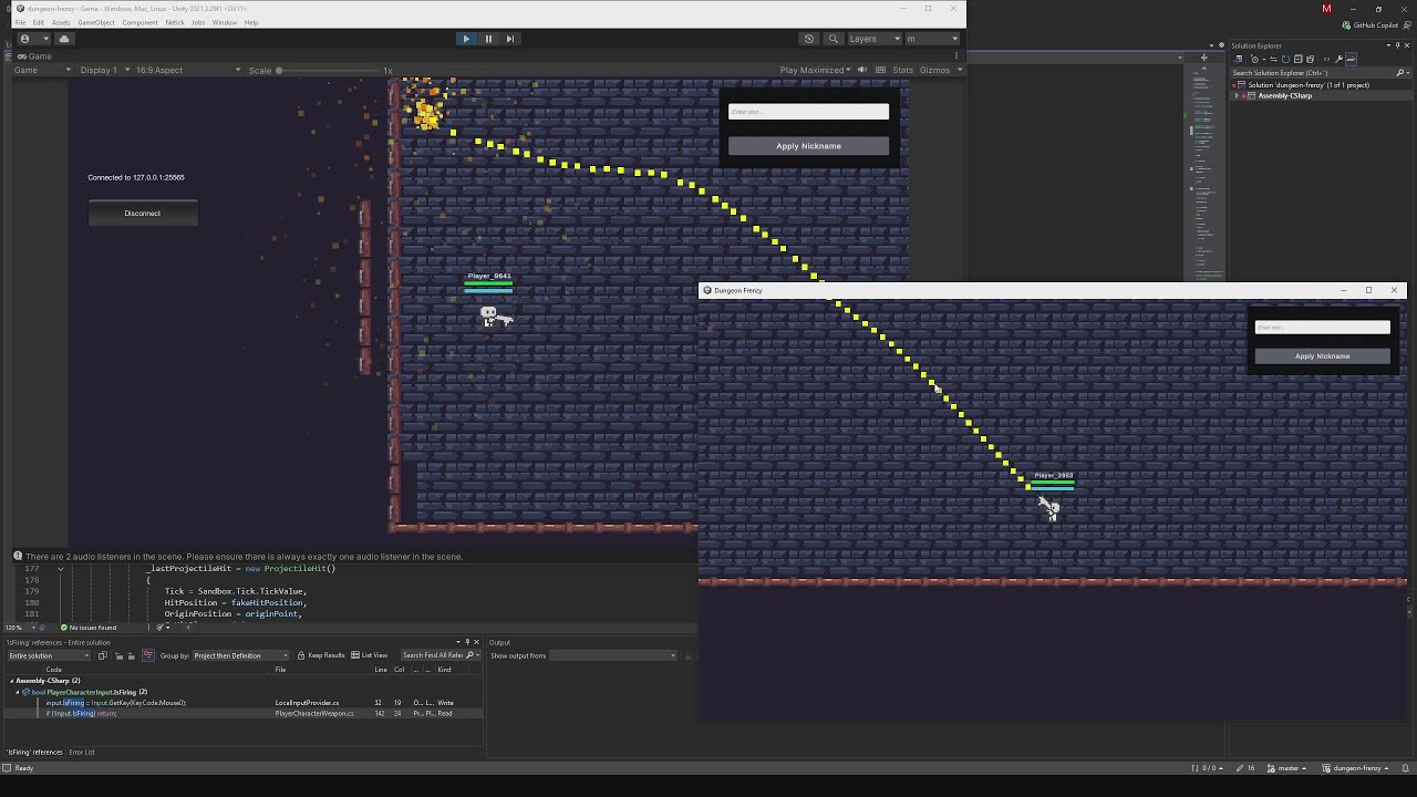 Testing Netick Sample Scene (Free Multiplayer Networking Engine) - YouTube