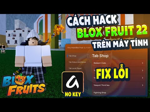 Hướng dẫn Hack Blox Fruit trên PC: Menu Tiếng Việt, Anti Ban, Fix Văng, Auto Farm – Không Cần Key