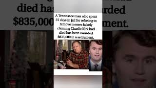 Tennessee Man Jailed 37 Days Over Charlie Kirk Death Memes Wins $835,000 Settlement