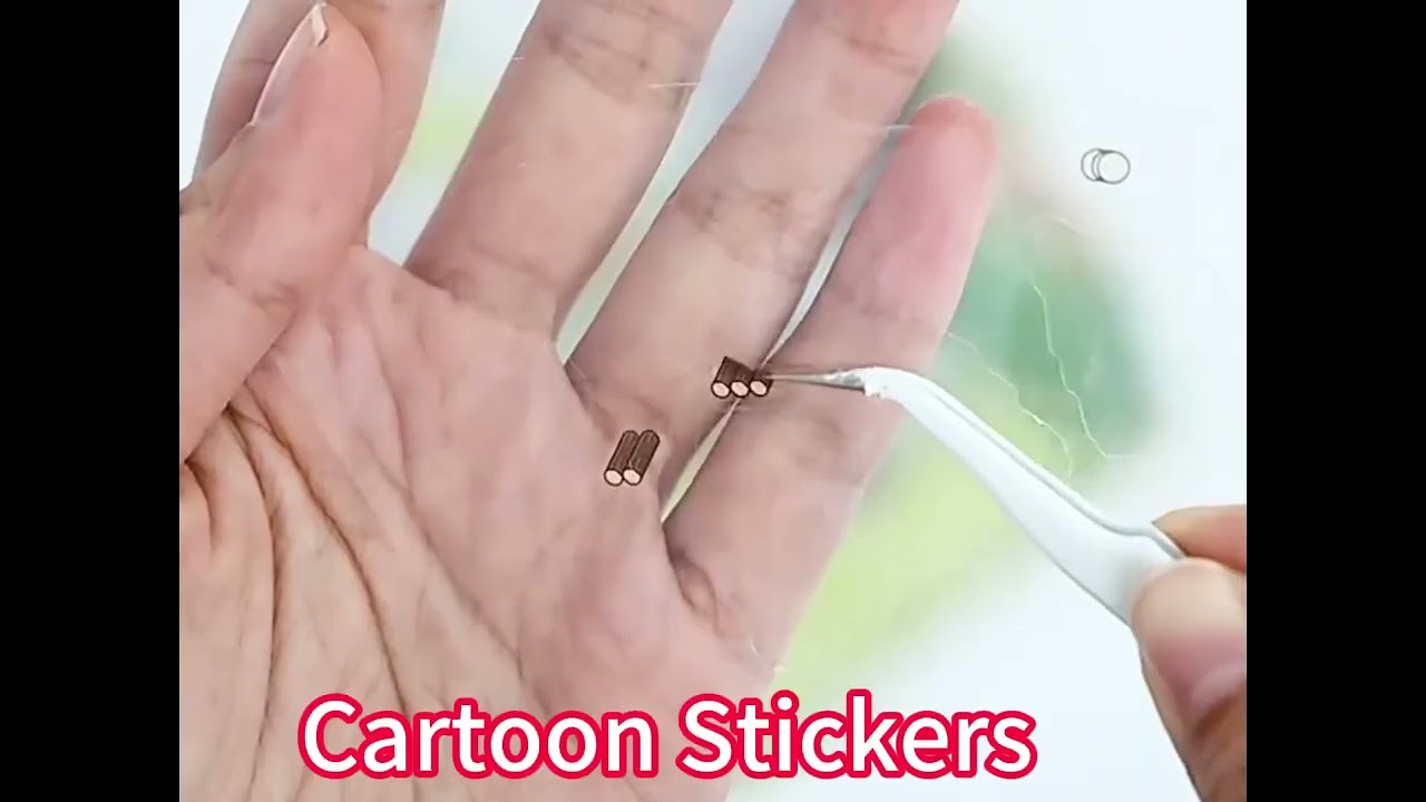 Cartoon landscape Sticker!What great fun!