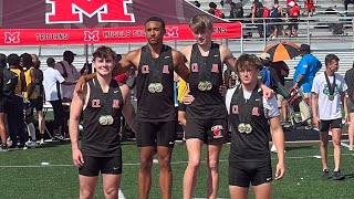 4X400 Sectionals 4-26-25