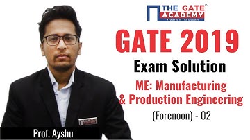 GATE 2019 Answer Key - Paper Analysis for Mechanical Engg (Forenoon) | MPE - 02