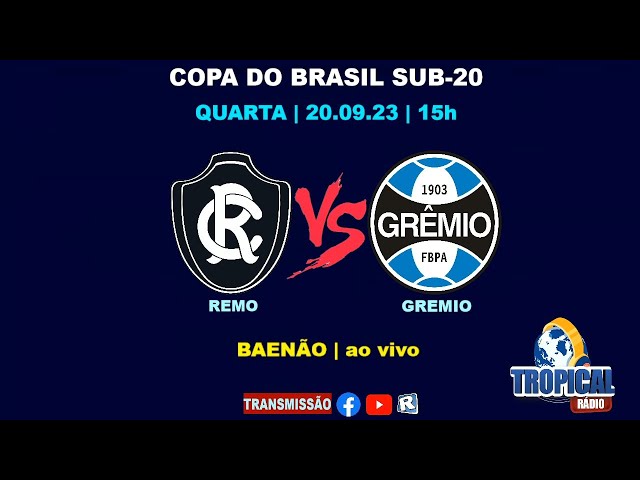 Contra o Internacional, Remo abre quartas de final da Copa do Brasil Sub-20  no Baenão, Remo