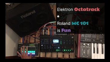 Elektron Octatrack sequencing Roland MC101 #roland #elektron #octatrackmk2 #mc101