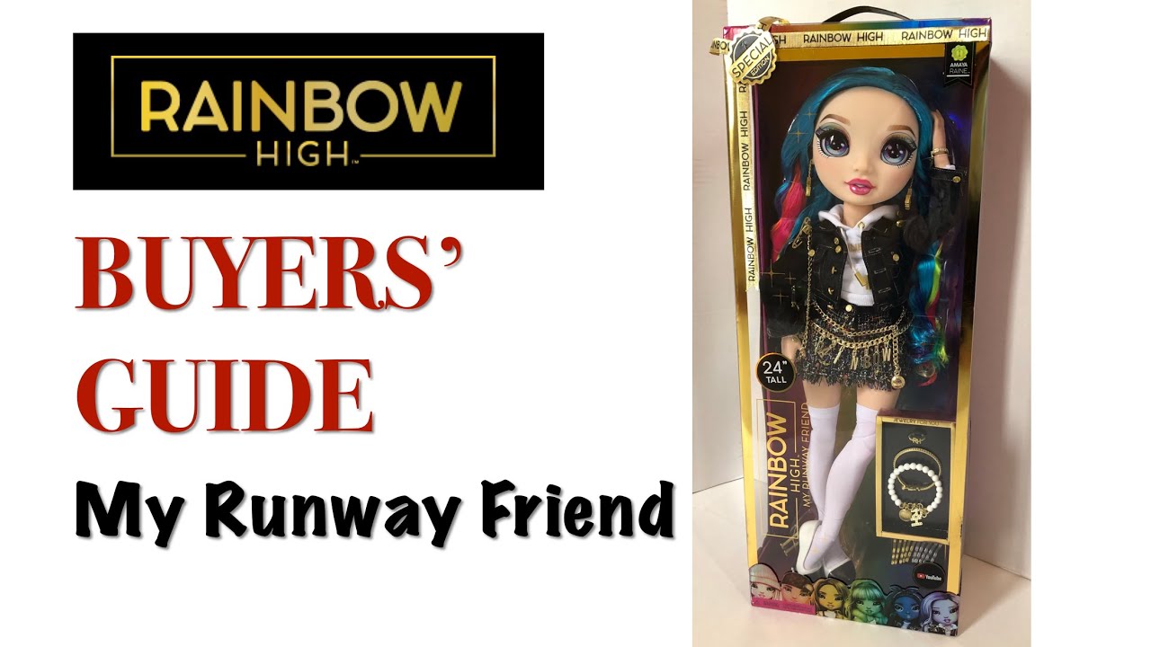 Rainbow High 577287euc My Runway Friend Amaya Raine Fashion Doll