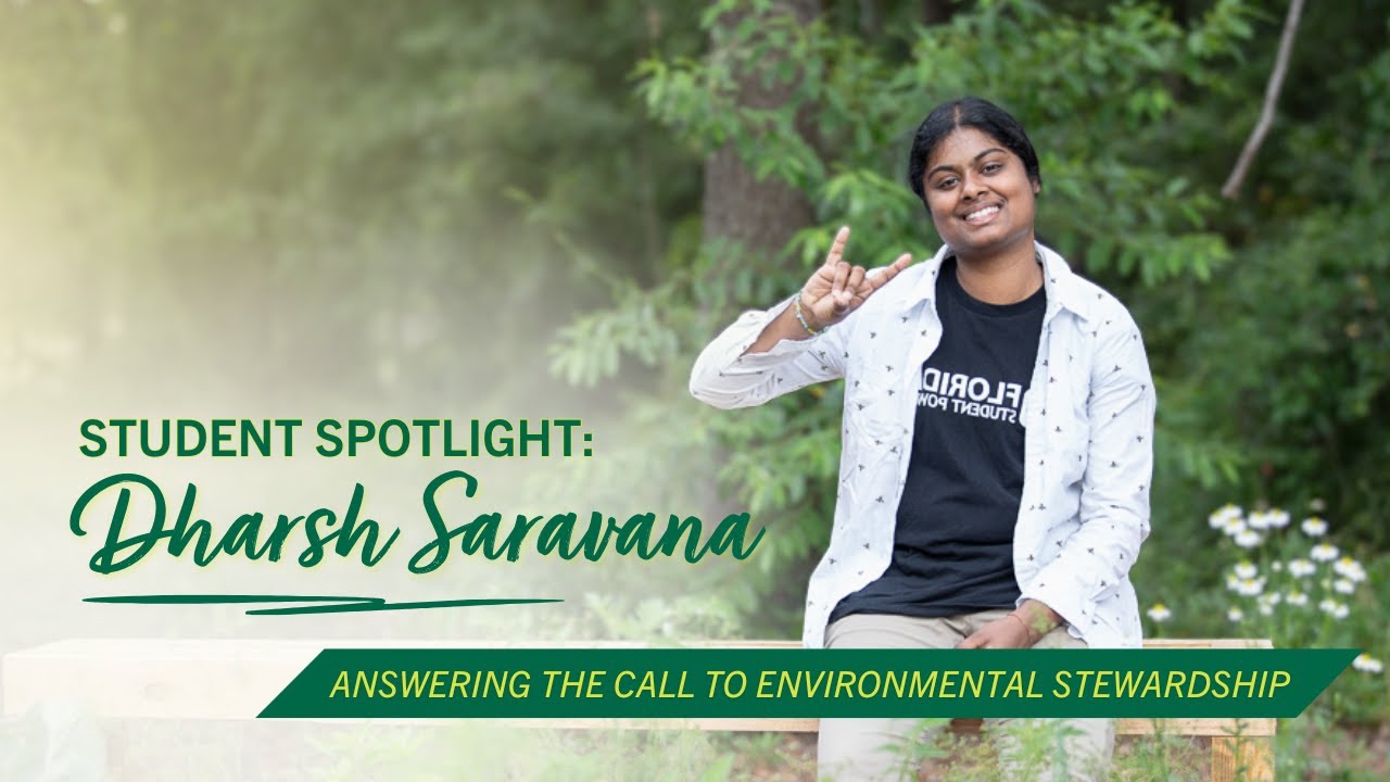 USF College of Arts & Sciences Student Spotlight: Dharsh Saravana