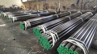 Astm A106A53 Sch40 And Sch80 Seamless Steel Pipe In Bundling.