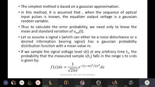 KEC 058 OFC Lecture 48: Quantum Efficiency, Eye Pattern, Eye Diagram, Eye Diagram Pattern Features