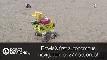 Bowie first autonomous navigation for 277 seconds!