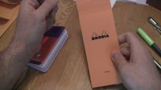 Clairefontaine Vs. Rhodia Paper