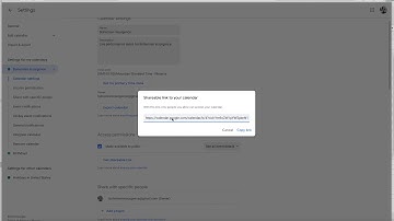 How to Make Your Google Calendar Public