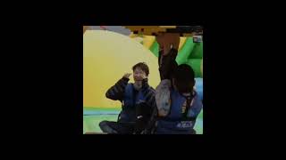 Taehyung And Jungkook Falling Together In The Water