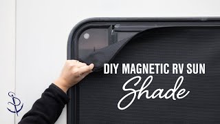 How to Make Magnetic Window Shades on a RV