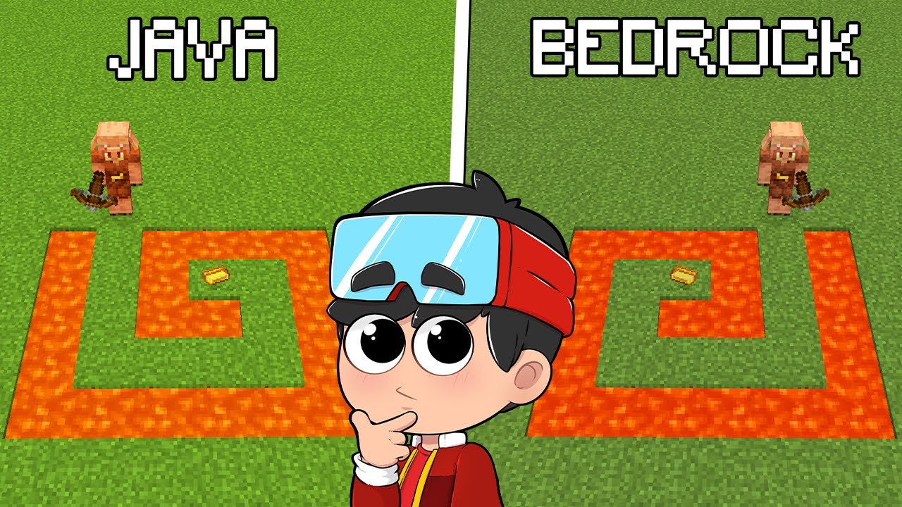 Minecraft JAVA vs BEDROCK 😱⛏ QUAL É O MELHOR? | MINGUADO