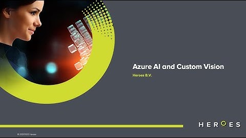 Using Azure AI - Custom Vision