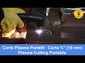 Corte Plasma Portátil - Portable Plasma Cutting