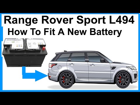 How to Fit a New Replacement Battery Change in a Range Rover Sport L494 + BMS Reset with IID Tool