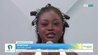 Pure Vibes! Ess Thee Legend’s Live Performance on Breakfast Daily – A Must-Watch Experience!