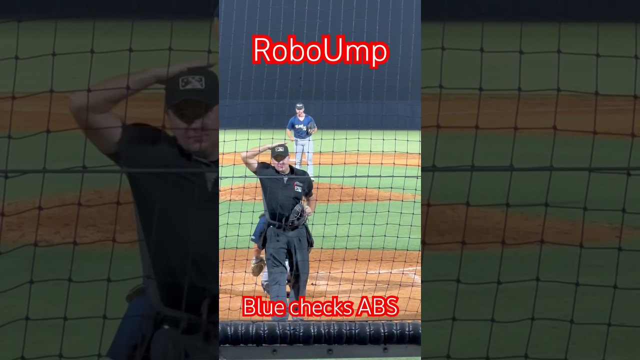 Automated Ball Strike & the home plate umpire both see a strike.  