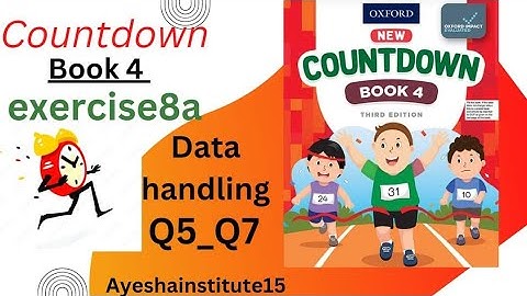 Oxford countdown class 4|exersice 8a|line graph| bar graph|@ayeshainstitute15