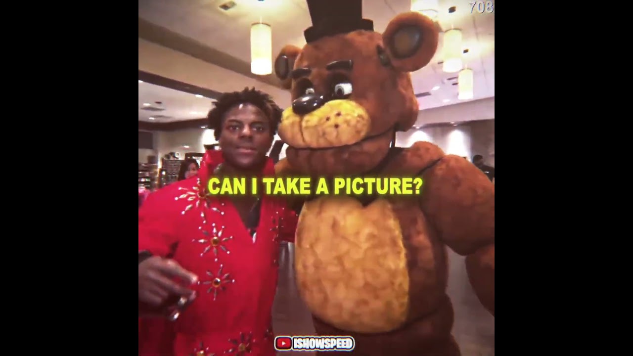 IShowSpeed ​​meets Freddy