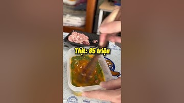 Bữa cơm nhà giàu 300 triệu #shorts