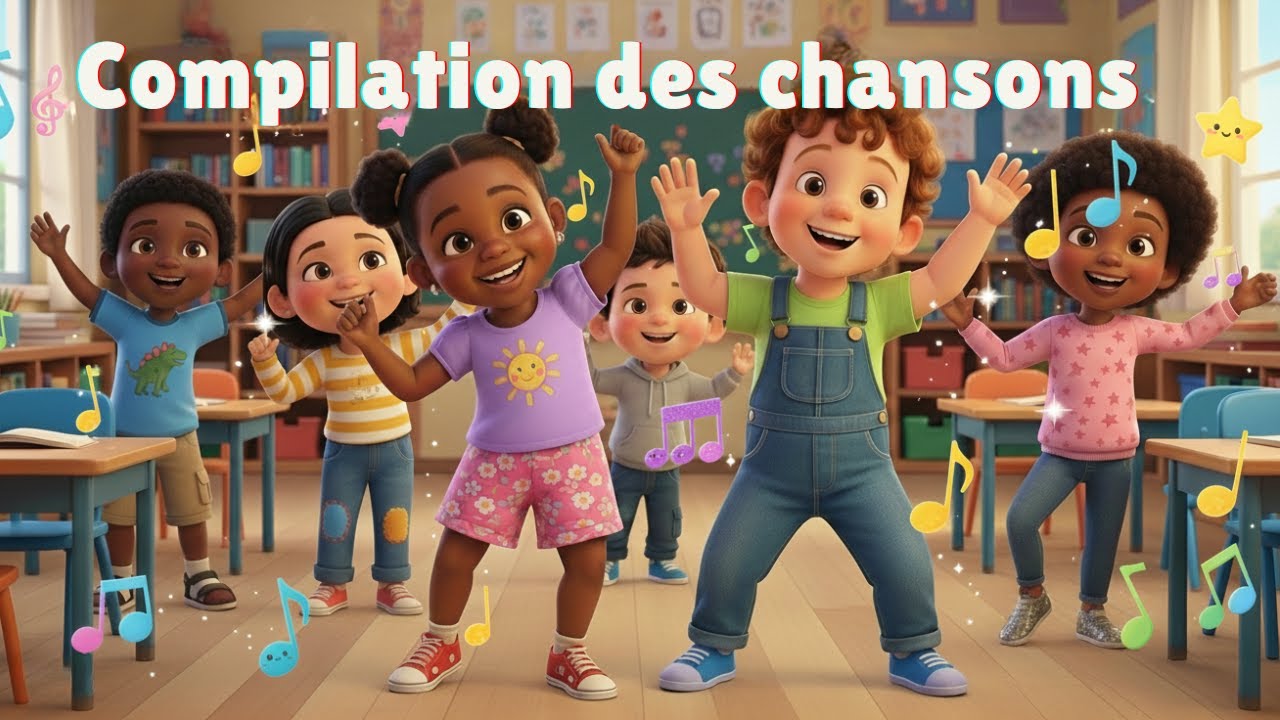 Compilation des comptines 20 min | Chansons éducatives et drôles pour enfants 🎶